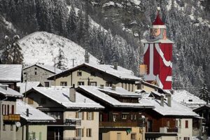 Village of St.Niklaus, Wallis, Switzerland